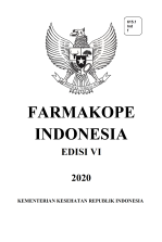 Farmakope Indonesia Edisi VI