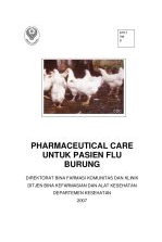 Pharmaceutical Care Untuk Pasien Flu Burung